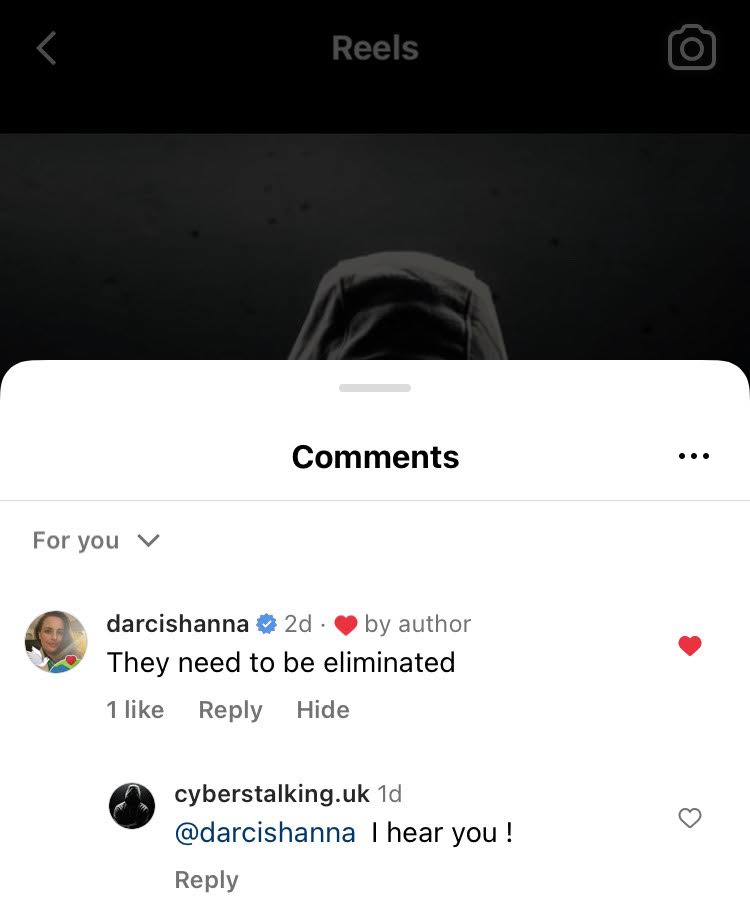 cyberstalking.uk, instagram