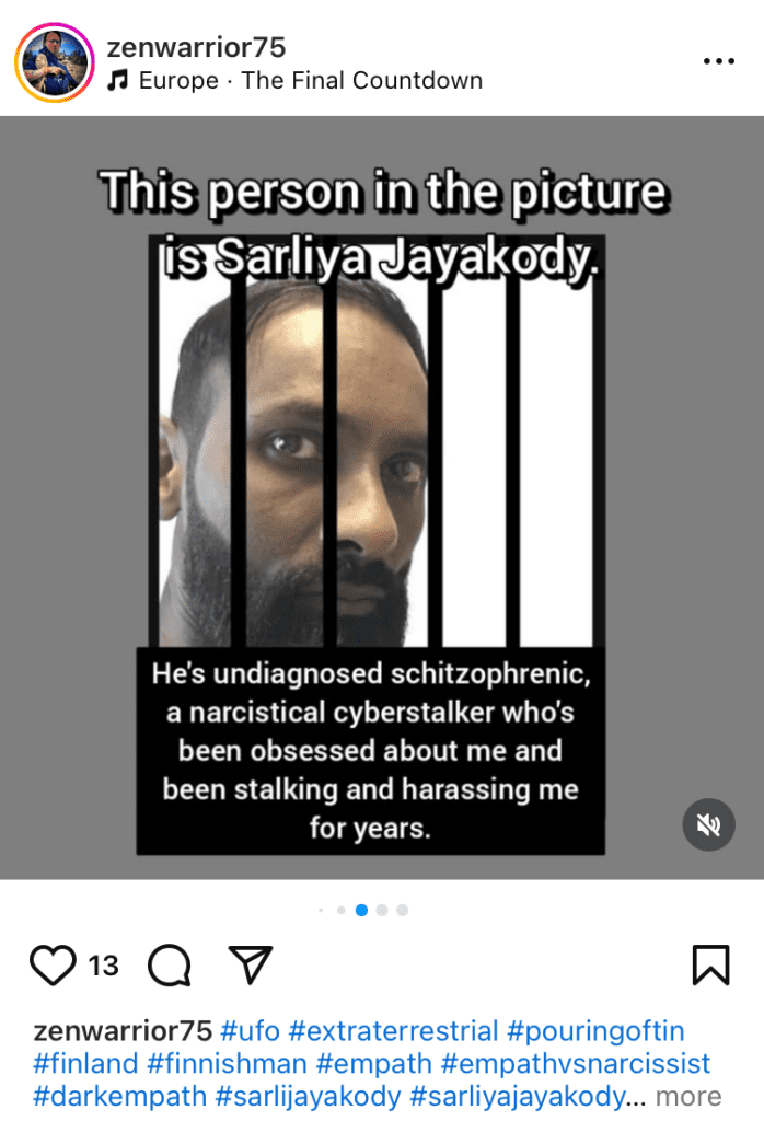 Petri Hooli Cyberstalker 